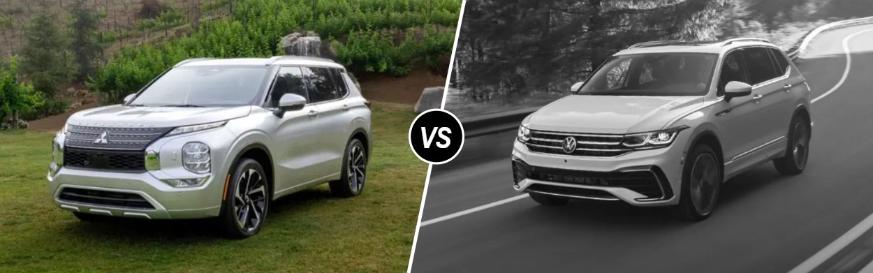 2024 Mitsubishi Outlander vs 2024 Volkswagen Tiguan in Southfield, MI