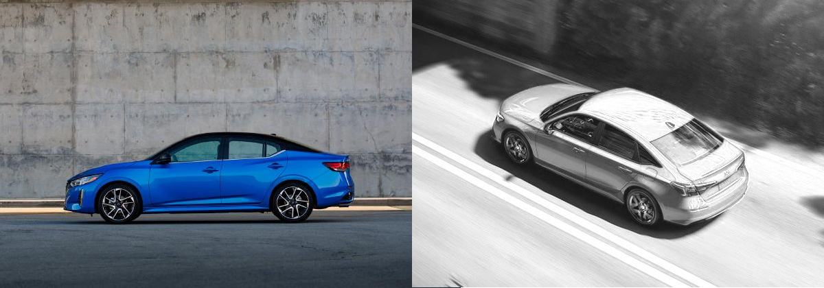 2024 Nissan Sentra vs 2023 Honda Civic in San Antonio TX