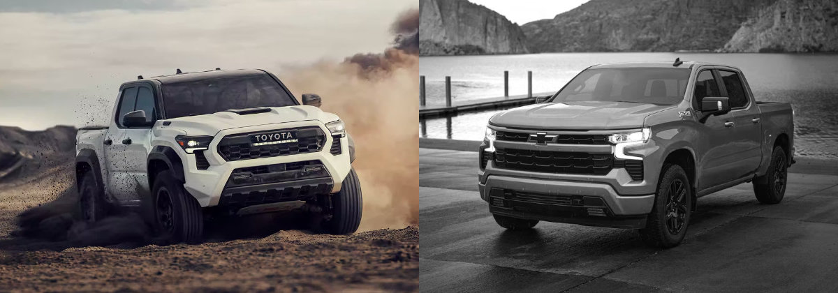 2024 Toyota Tacoma vs 2024 Chevrolet 1500 in Shreveport LA 2024 Toyota Tacoma vs 2024 Chevrolet 1500 in Shreveport LA