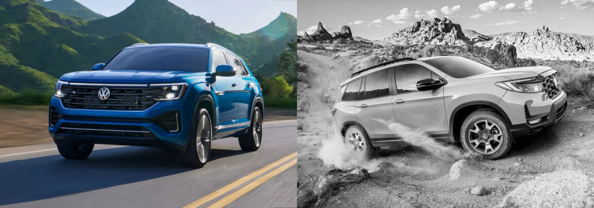 2024 Volkswagen Atlas Cross Sport vs 2023 Honda Passport