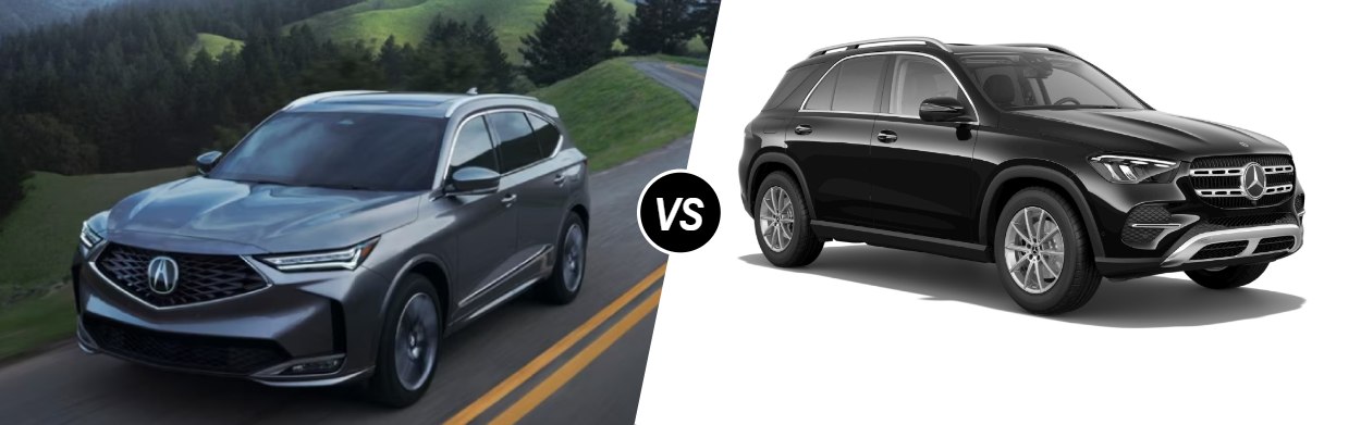 2025 Acura MDX vs 2025 Mercedes-Benz GLE near Manchester, NH
