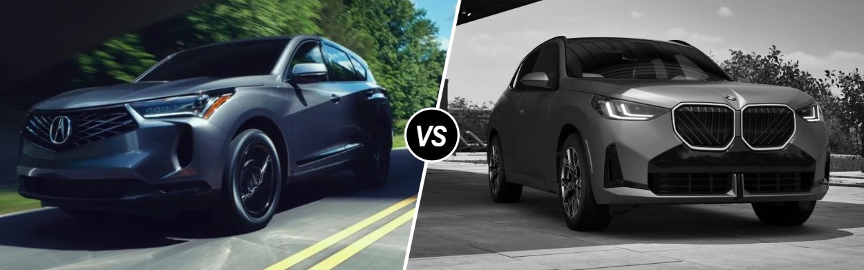 2025 Acura RDX vs 2025 BMW X3 SUV near Manchester, NH