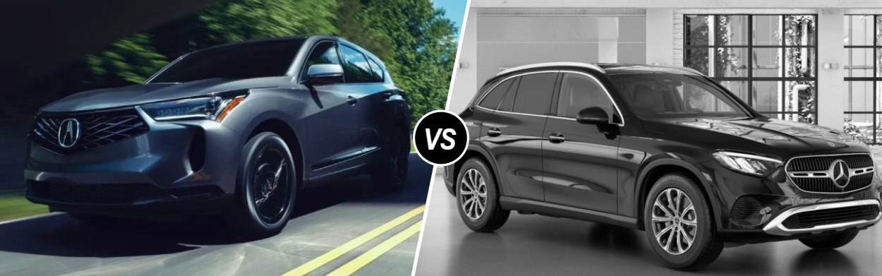 2025 Acura RDX vs 2025 Mercedes-Benz GLC 300 near Bangor, ME
