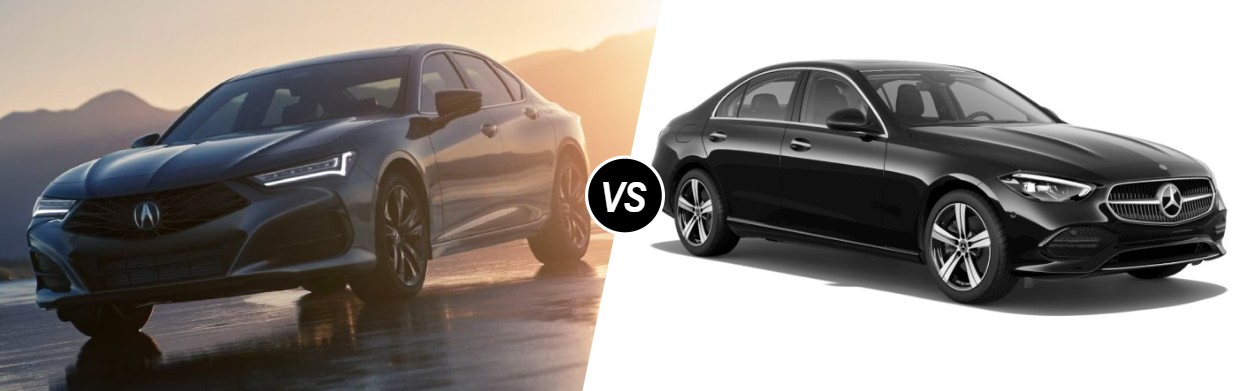 2025 Acura TLX vs 2025 Mercedes-Benz C 300 Sedan near Manchester, NH