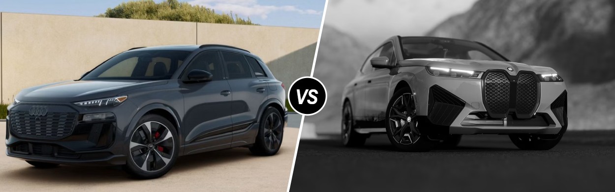 2025 Audi Q6 e-tron vs 2025 BMW iX All-Electric SUV in Seaside, CA