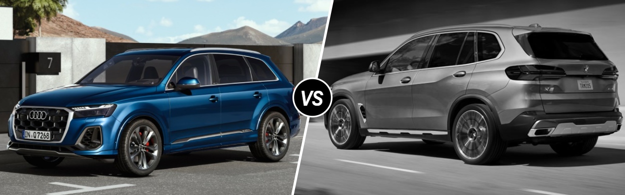 2025 Audi Q7 vs 2025 BMW X5 in Seaside, CA