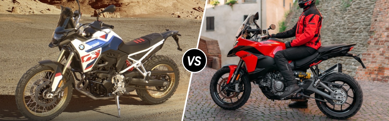 2025 BMW F 900 GS vs 2025 Ducati Multistrada V2 S near Washington, D.C.