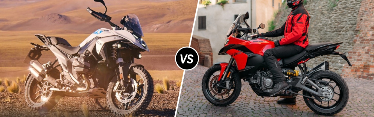 2025 BMW R 1300 GS vs 2025 Ducati Multistrada V2 S near Gaithersburg, MD