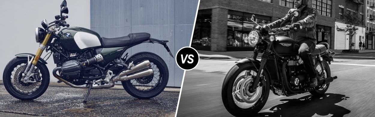 2025 BMW R nineT vs 2025 Triumph Bonneville T120 near Baltimore, MD