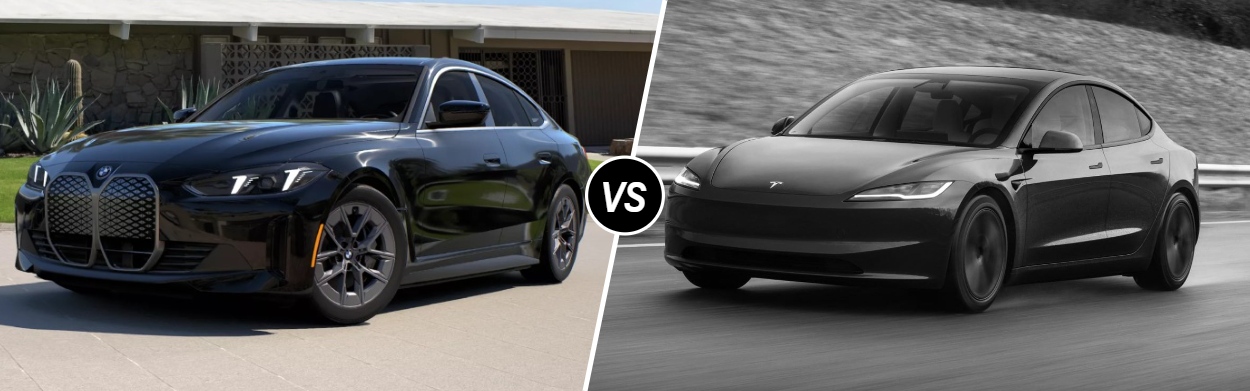 2025 BMW i4 vs 2025 Tesla Model 3 near Santa Maria, CA