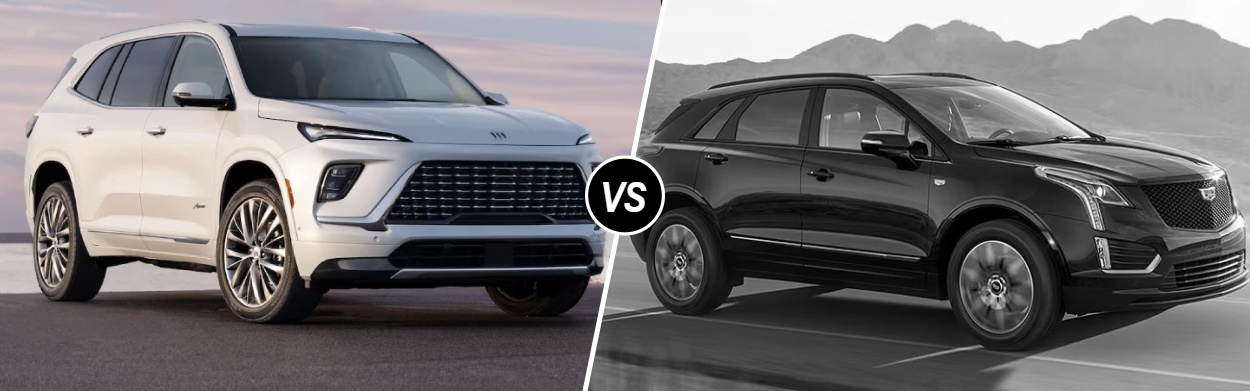 2025 Buick Enclave vs 2025 Cadillac XT5 near Philadelphia, PA
