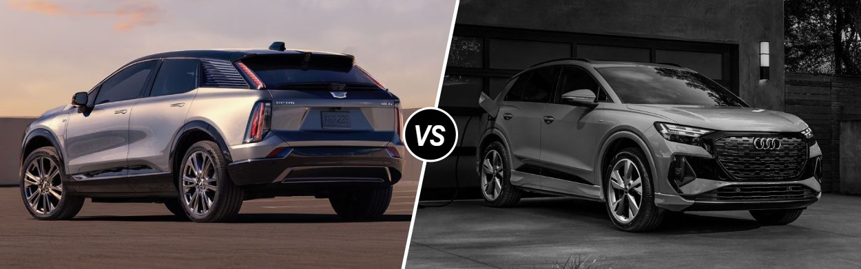 2025 Cadillac OPTIQ vs 2025 Audi Q4 e-tron in Denver, CO
