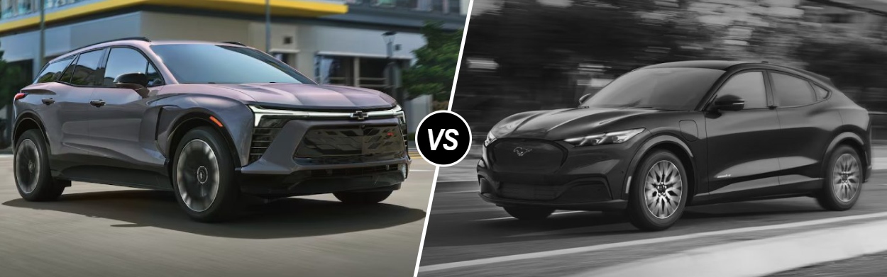 2025 Chevrolet Blazer EV vs 2025 Ford Mustang Mach-E near Denver, CO