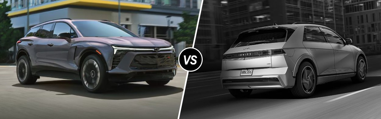 2025 Chevrolet Blazer EV vs 2025 Hyundai IONIQ 5 in Chino, CA