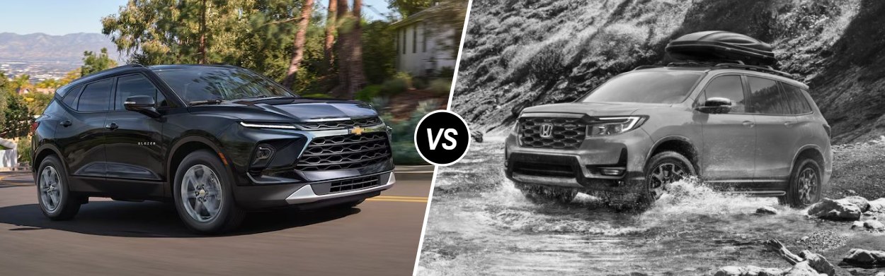 2025 Chevrolet Blazer vs 2025 Honda Passport near Miami, FL