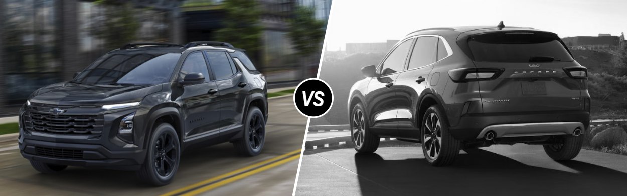 2025 Chevrolet Equinox vs 2025 Ford Escape in San Antonio, TX