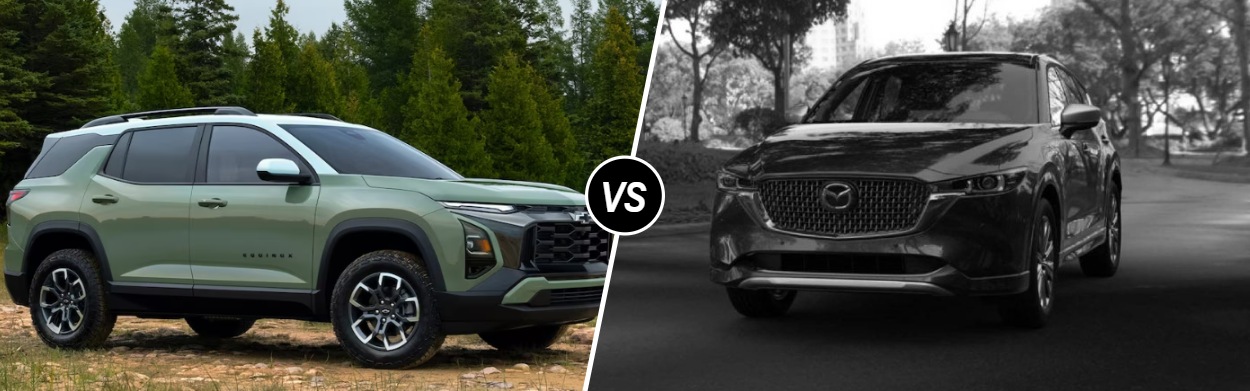 2025 Chevrolet Equinox vs 2025 Mazda CX-5 near Philadelphia, PA