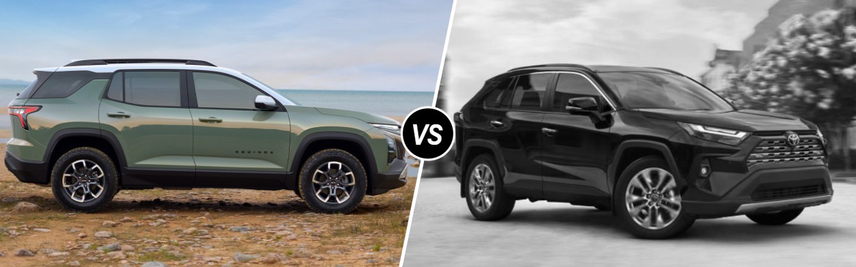 2025 Chevrolet Equinox vs 2025 Toyota RAV4 near Marion, OH