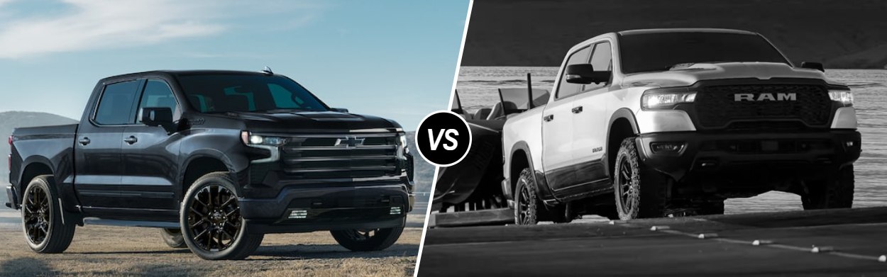 2025 Chevrolet Silverado 1500 vs 2025 Ram 1500 in Hutto, TX