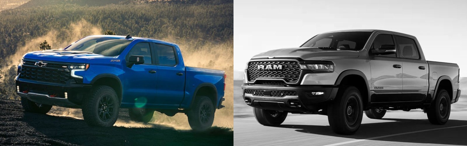 2025 Chevrolet Silverado 1500 vs 2025 Ram 1500 in Miami Shores, FL