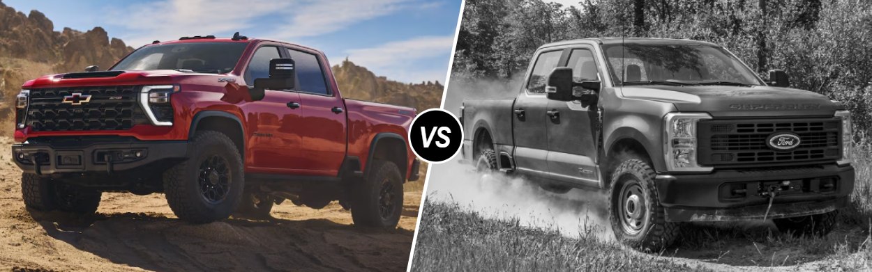 2025 Chevrolet Silverado 2500 HD vs 2025 Ford F-250 near Victoria, TX
