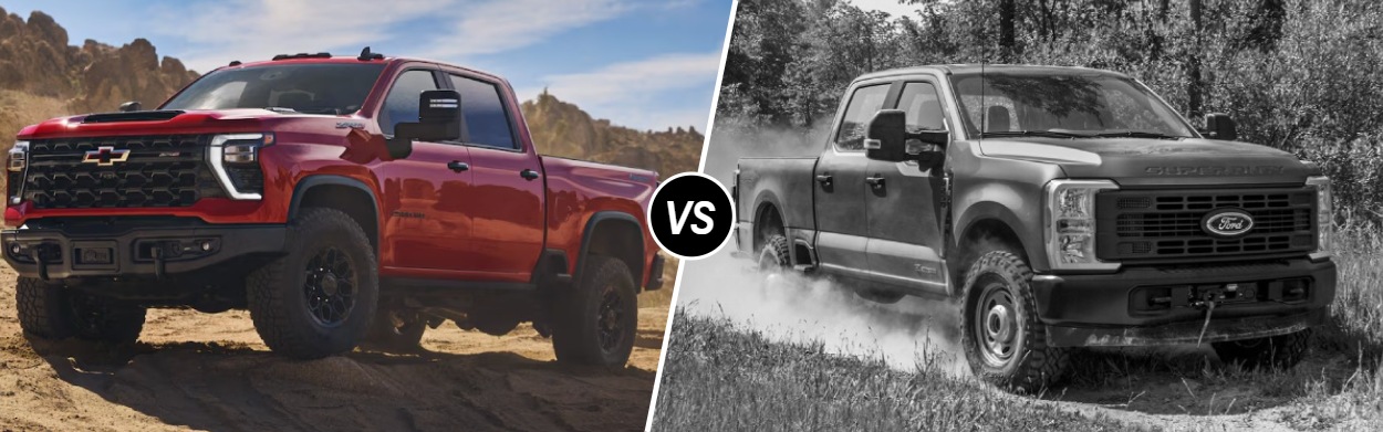 2025 Chevrolet Silverado 2500 HD vs 2025 Ford Super Duty F-250 in Hutto, TX