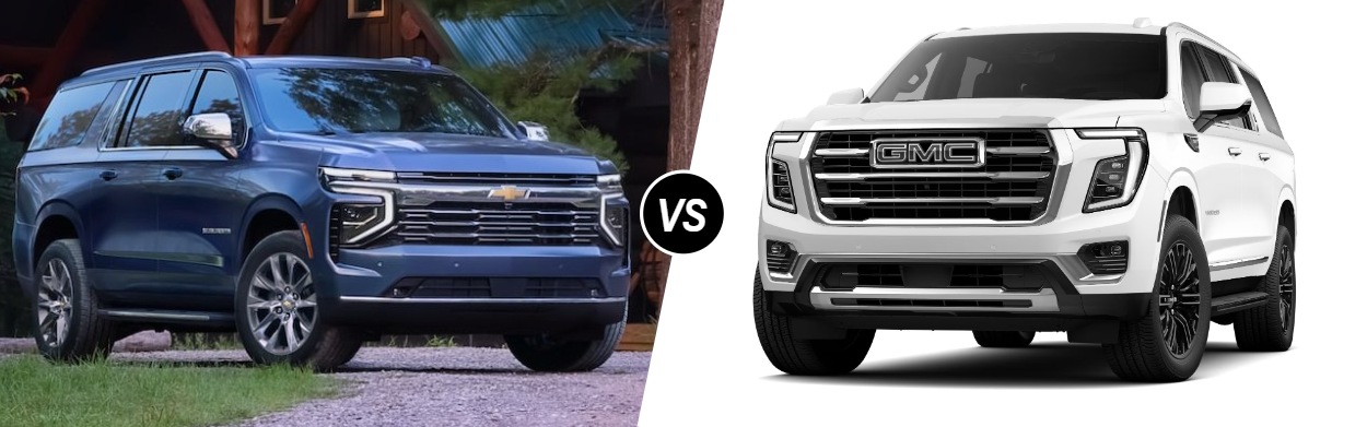 2025 Chevrolet Suburban vs 2025 GMC Yukon XL near Davenport, IA