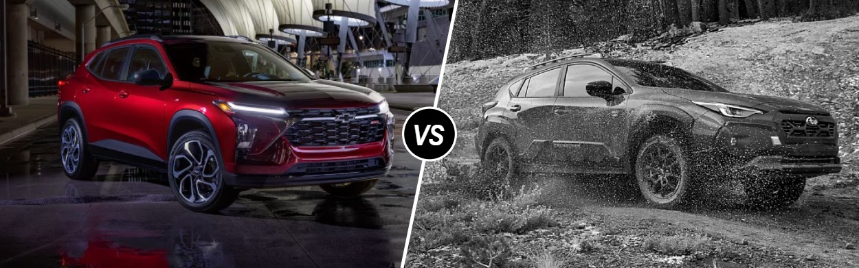 2025 Chevrolet Trax vs 2025 Subaru Crosstrek near Cedar Rapids, IA