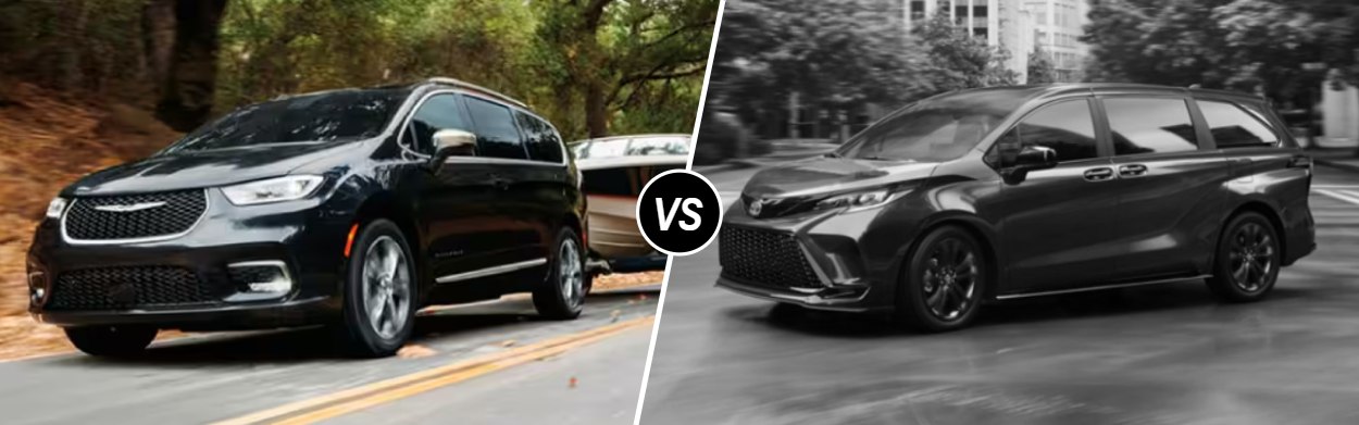 2025 Chrysler Pacifica vs 2025 Toyota Sienna near Davenport, IA