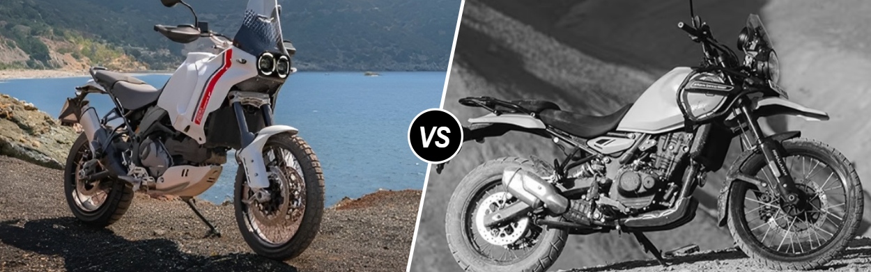 2025 Ducati DesertX vs 2025 Royal Enfield Himalayan 450 near Baltimore, MD