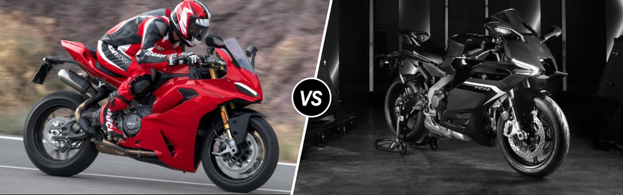 2025 Ducati Panigale V2 vs 2025 Yamaha YZF-R9 near Washington, D.C.
