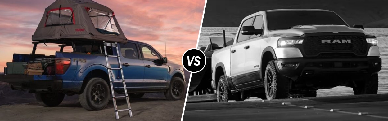 2025 Ford F-150 vs 2025 Ram 1500 near Cedar Rapids, IA