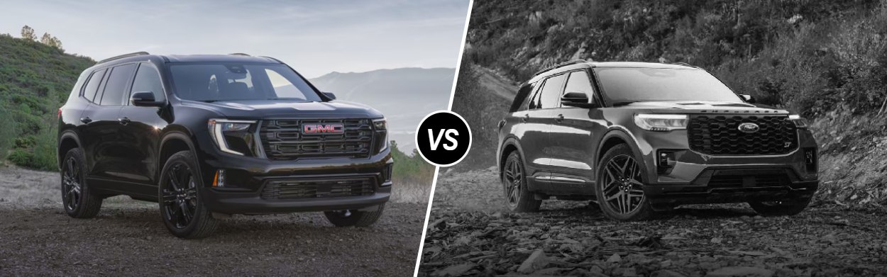 2025 GMC Acadia vs 2025 Ford Explorer in West Covina, CA