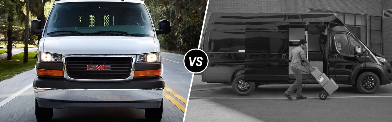 2025 GMC Savana Cargo Van vs 2025 RAM ProMaster near Philadelphia, PA