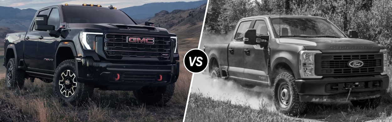 2025 GMC Sierra 2500 HD vs 2025 Ford F-250 near Pueblo, CO