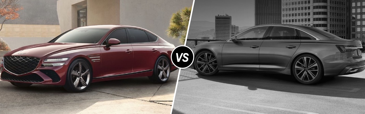 2025 Genesis G80 vs 2025 Audi A6 Sedan in Corona, CA