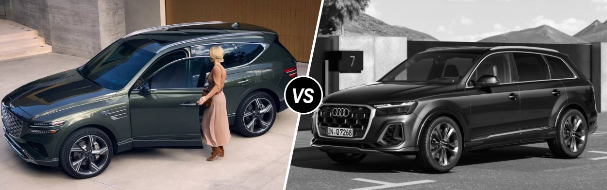 2025 Genesis GV80 vs 2025 Audi Q7 near Detroit, MI