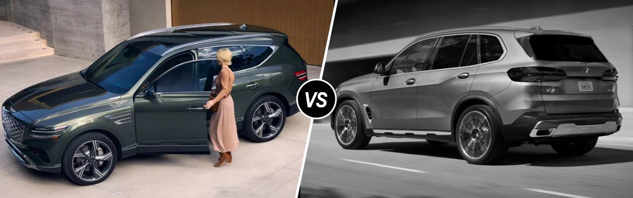 2025 Genesis GV80 vs 2025 BMW X5 sDrive40i in Southfield, MI