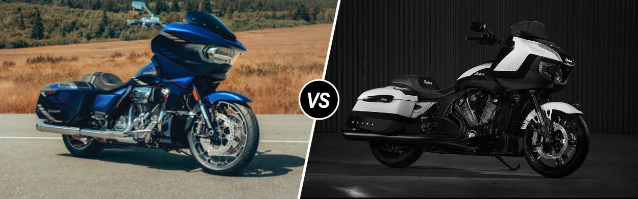 2025 Harley-Davidson® CVO™ Road Glide® vs 2025 Indian Challenger Elite near Mason, OH