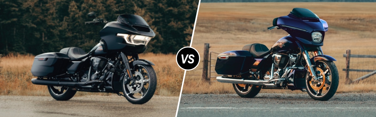2025 Harley-Davidson Road Glide vs 2025 Harley-Davidson Street Glide near Cincinnati, OH