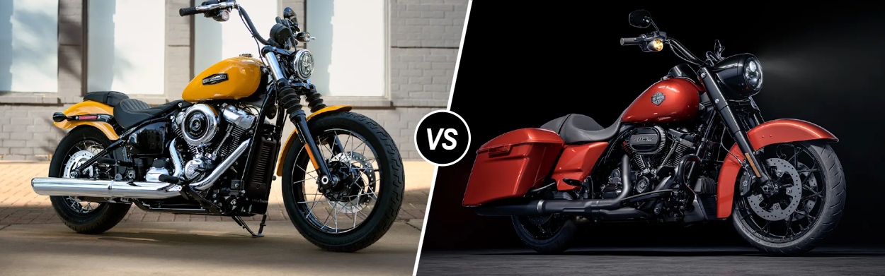 2025 Harley-Davidson® Street Bob® vs 2025 Harley-Davidson® Road King® Special near Harrisburg, PA