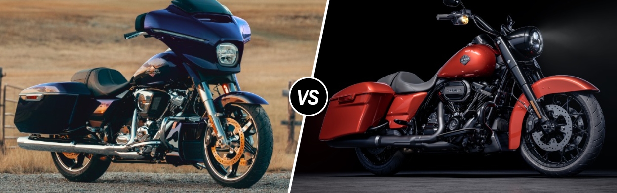 2025 Harley-Davidson® Street Glide® vs 2025 Harley-Davidson® Road King® Special near Harrisburg, PA