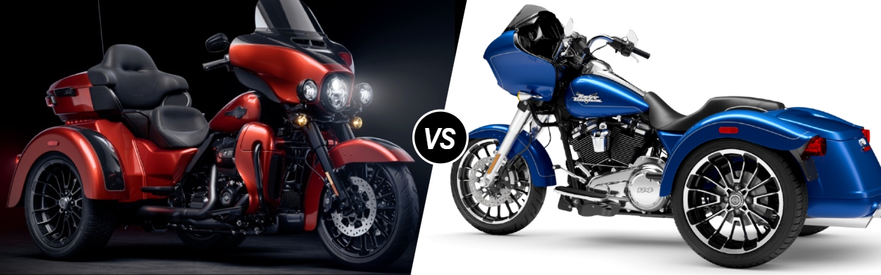 2025 Harley-Davidson® Tri Glide® Ultra vs 2025 Harley-Davidson® Road Glide® 3 near Frederick, MD