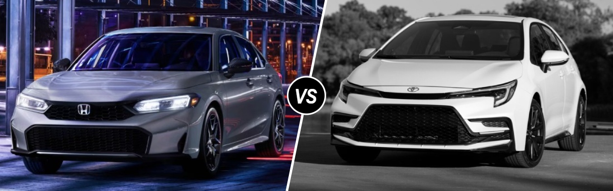 2025 Honda Civic Sedan vs 2025 Toyota Corolla in Oakland, CA