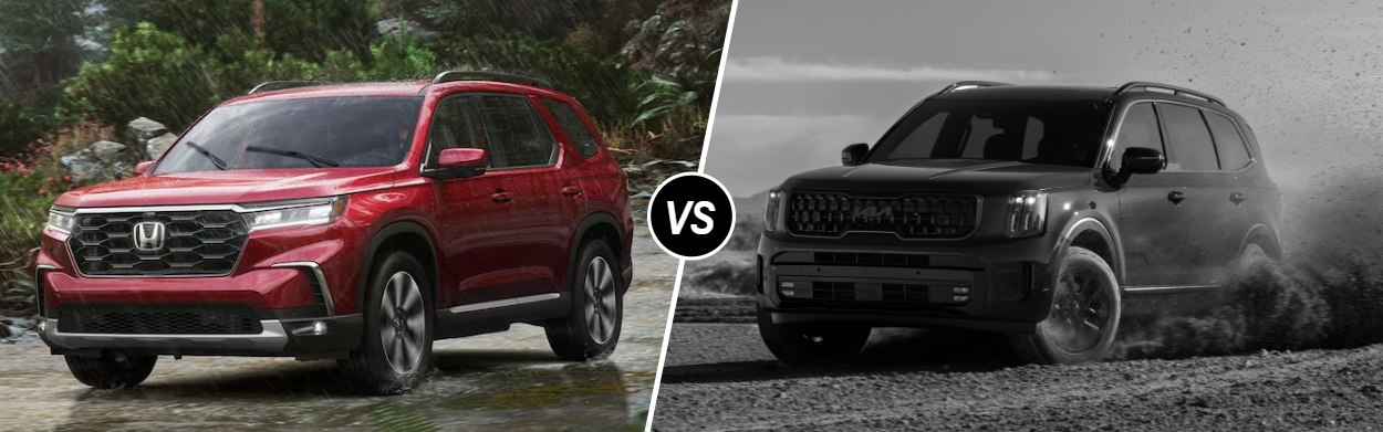 2025 Honda Pilot vs 2025 Kia Telluride in West Burlington, IA