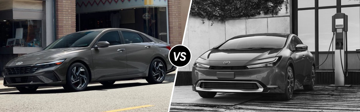 2025 Hyundai Elantra Hybrid vs 2025 Toyota Prius Plug-in Hybrid near Riverside, CA