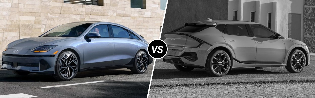 2025 Hyundai IONIQ 6 vs 2025 Kia EV6 in San Bruno, CA