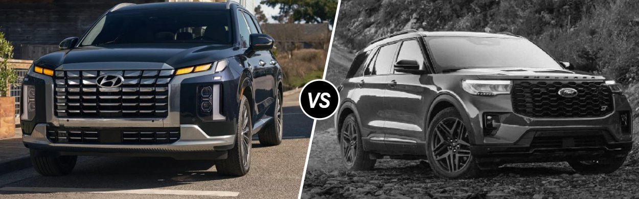 2025 Hyundai Palisade vs 2025 Ford Explorer in Southfield, MI