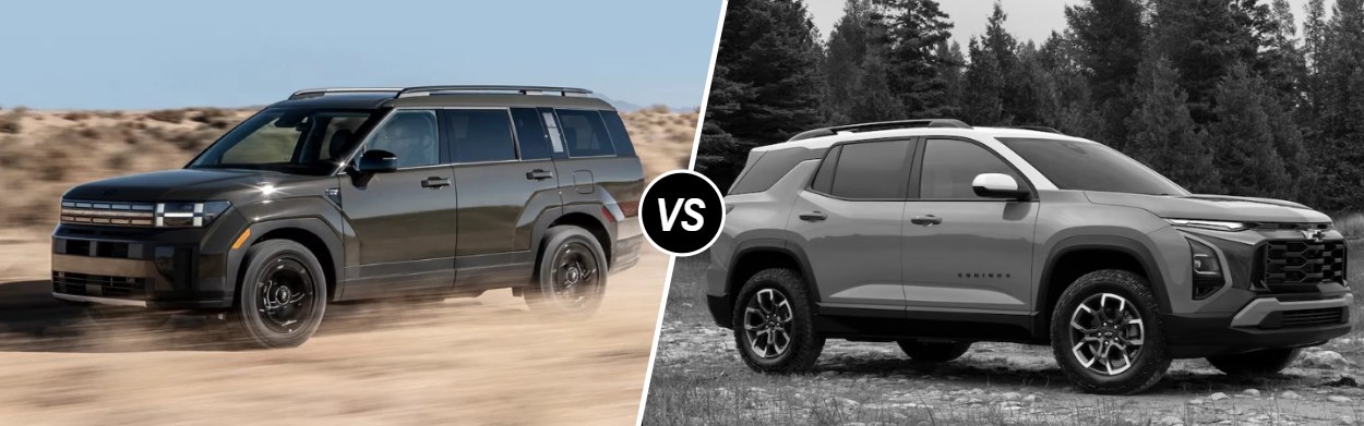 2025 Hyundai Santa Fe vs 2025 Chevrolet Equinox in Southfield, MI