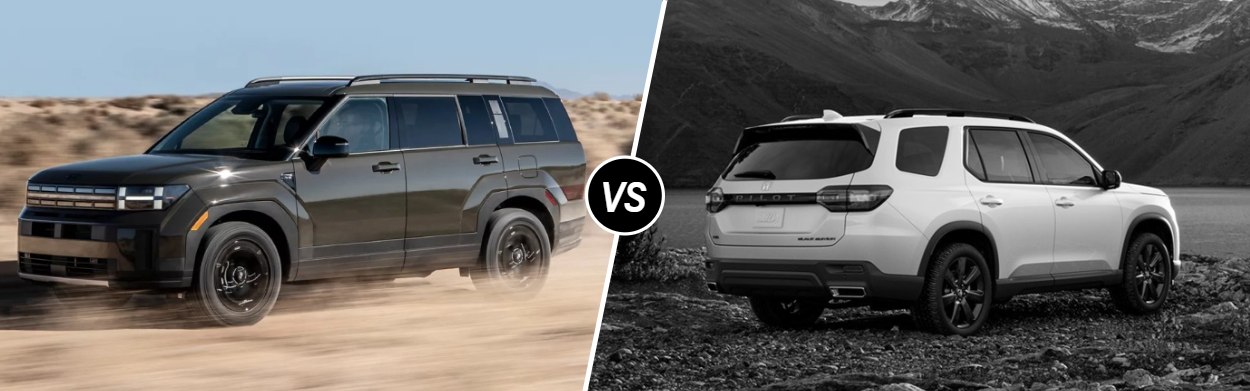 2025 Hyundai Santa Fe vs 2025 Honda Pilot in Woodbridge, NJ